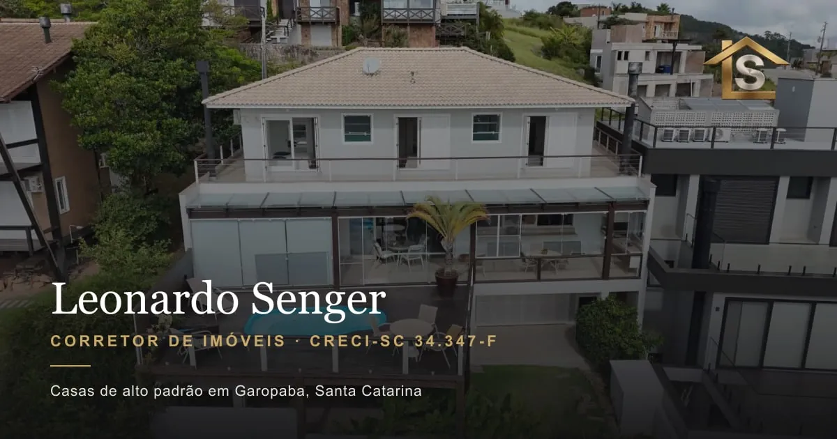 Site de Leonardo Senger, corretor de imóveis
